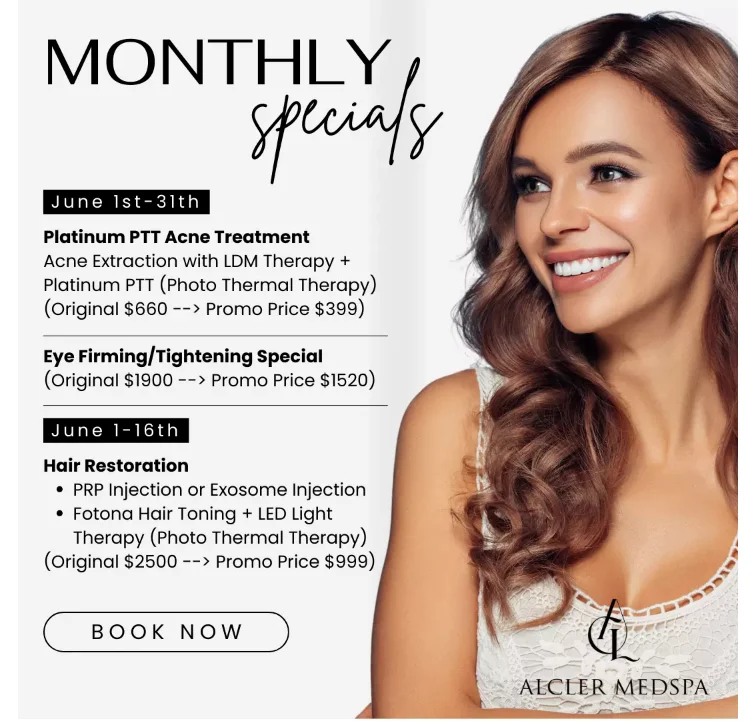 June Monthly Specials in Alcler Medspa