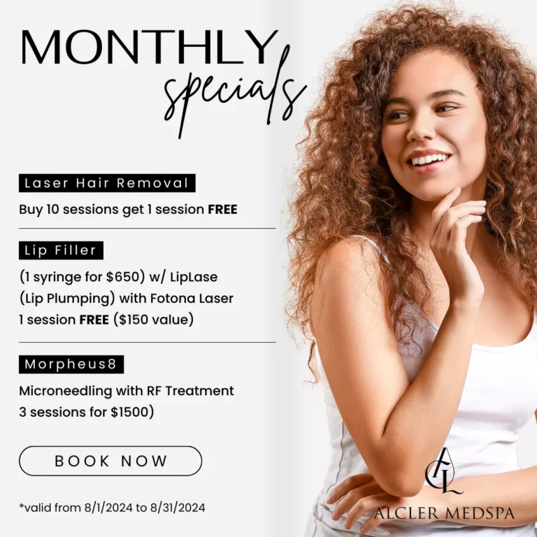 Monthly Specials in Alcler Medspa