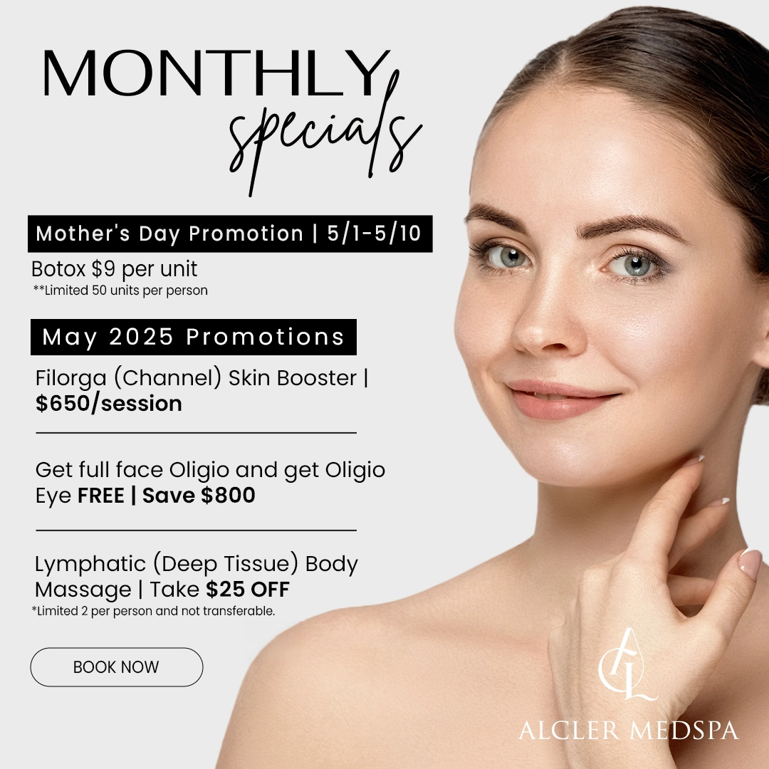 Monthly Specials | May Promotion | Alcler Med Spa in Brea, CA