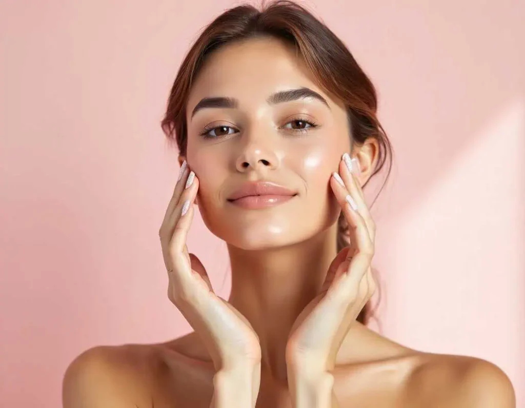 Woman with smooth, glowing skin after dermal fillers - Alcler Medspa