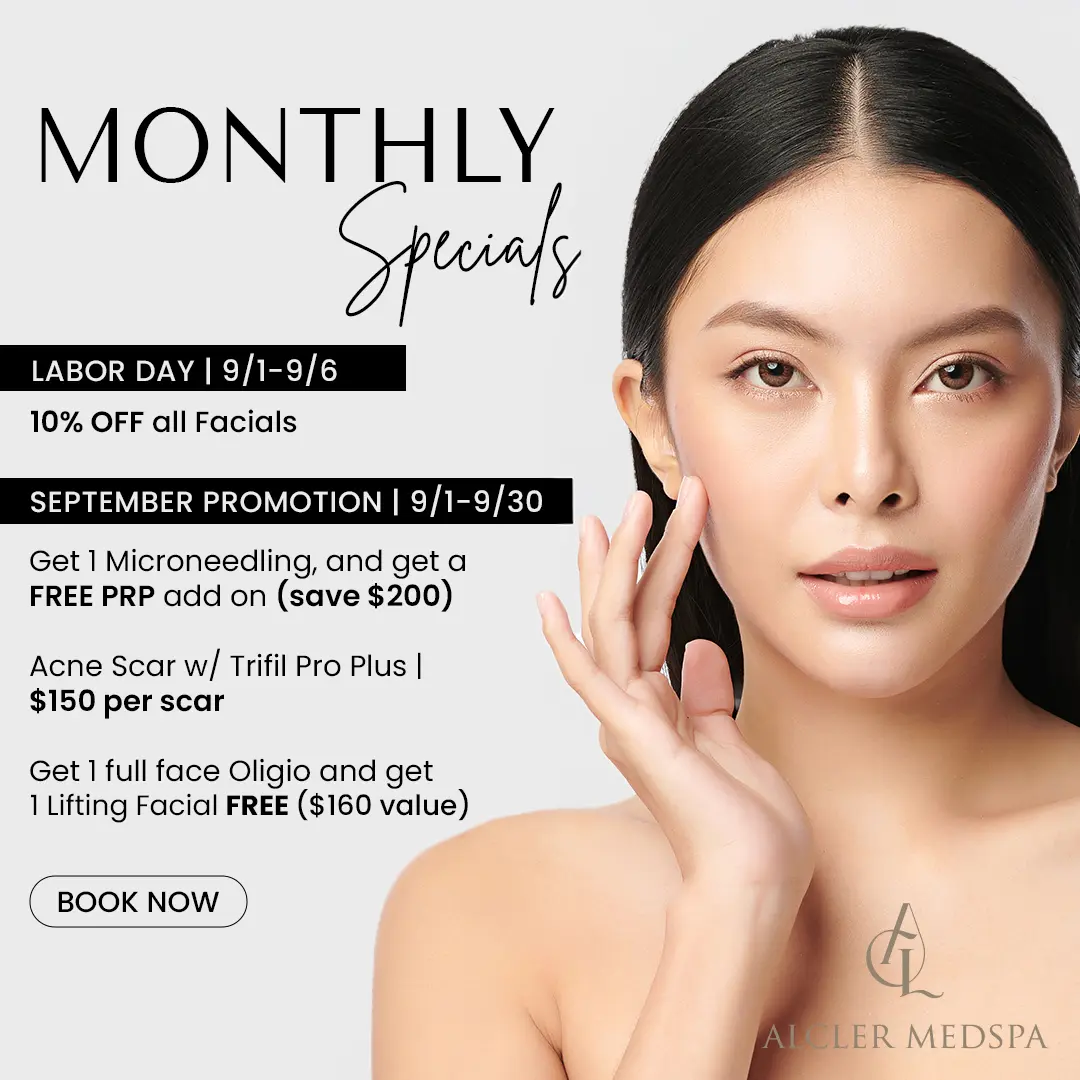 Monthly Specials September Promotion by Alcler Medspa